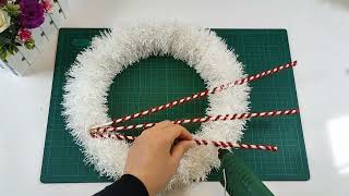 Discover the Easiest Way to Make a Christmas Wreath  Make and Sell  Christmas Crafts [upl. by Murial687]