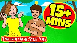 Boom Chicka Boom Song ♫ 15 MINS ♫ Brain Breaks amp Action Songs ♫ Kids Songs by The Learning Station [upl. by Marek]