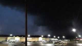 CLOSE UP LIGHTNING takes out SIREN during TORNADO WARNING  FOREST  MS 42814 [upl. by Weksler215]