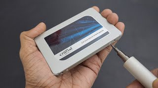 Crucial 1TB SSD MX500  Disassembly  Whats Inside [upl. by Aken]