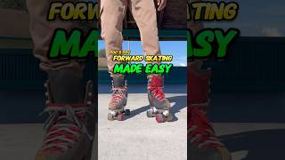 Forward Skating made Easy skatetips skate rollerskating skatetricks howtoskate [upl. by Annabel]