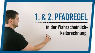 1 amp 2 Pfadregel in der Wahrscheinlichkeitsrechnung  Mathe by Daniel Jung [upl. by Tnilf3]