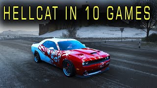 Dodge Challenger SRT Hellcat Driving in 10 Different Games [upl. by Elon]