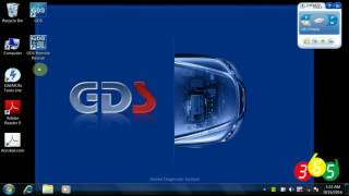 How to install GDS VCI Hyundai V19 software on Win 7 obdii365 [upl. by Airam284]