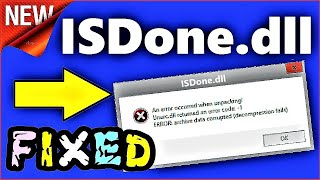 How To Fix ISDonedll Error During Game Installations For All Games in Hindi by Cyber Droid [upl. by Hong]