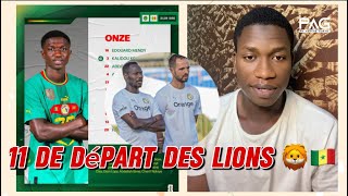 11 de Départ de l’équipe du Sénégal 🇸🇳 contre Malawi avec des nouveaux titulaires mon avis [upl. by Hterrag]