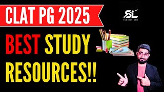 CLAT PG 2025 Best Study Resources  CLAT PG 2025 Study Material  CLAT LLM 2025 Books [upl. by Accebber]