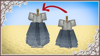 How to make a LONG Dress in Minecraft [upl. by Claiborne]