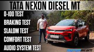 Tata Nexon Diesel MT  10 RealLife Tests [upl. by Assyle]