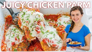 EASY CLASSIC CHICKEN PARMESAN Recipe [upl. by Eelano]