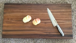 3 Minute Build Walnut Cutting Board  Kraftmade [upl. by Lundell]