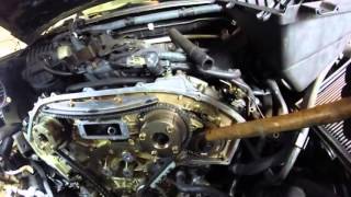 Nissan Xterra VQ40DE Engine Timing Chain Replacement Image Stabilized [upl. by Malena]