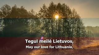 National Anthem of Lithuania  quotTautiška Giesmėquot [upl. by Siegel590]