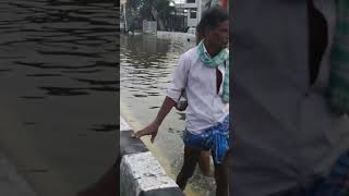 Flood in pallikaranai main road [upl. by Darum]