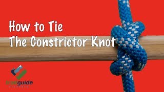 Constrictor Knot SUPER EASY [upl. by Nairod]