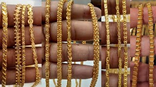 Gold 22k neck chains collection  chain designs [upl. by Ennelram323]