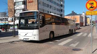 🔉 Volvo 8700  B12B  OTP Travel 3174 IShift [upl. by Nohsyt9]