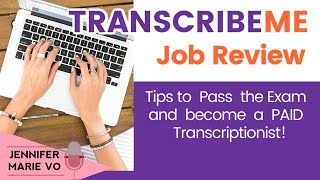 TranscribeMe Review How to Pass the Exam and Get a Transcription Job in 2020 [upl. by Seilenna421]