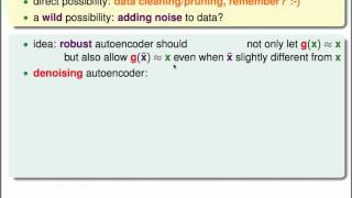 Deep Learning Denoising Autoencoder  Machine Learning Techniques 機器學習技法 [upl. by Tnirb]