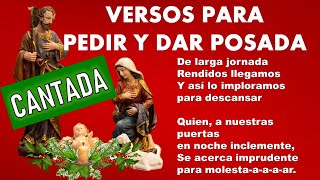 VERSOS PARA PEDIR POSADA LETRA [upl. by Eelrahs]