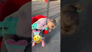 Bade salıncakta uyumuş fatihselim lunapark babypark cutebaby [upl. by Khalid]