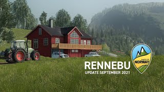 FS22 Rennebu WIP update September 2021 [upl. by Oirelav]