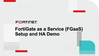 FortiGateasaService Demo  Next Generation Firewall [upl. by Ellek]