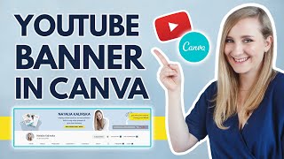 How to Make a YouTube Banner StepbyStep CANVA TUTORIAL [upl. by Caresse]