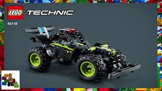 LEGO instructions  Technic  42118  Offroad Buggy [upl. by Einnhoj]