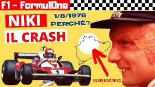 Niki Lauda Incidente 1976 storia causa e gloria del pilota icona della F1 [upl. by Lynette]