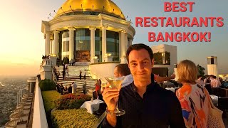 Where to Eat in Bangkok Best Restaurants amp Rooftop Bars Food Tour in Bangkok Thailand [upl. by Neirual963]