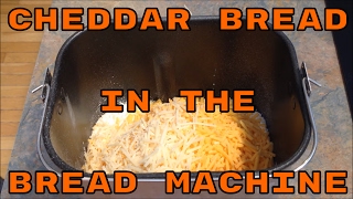 Cheddar Bread in the Bread Machine  Leighshome [upl. by Terryn693]