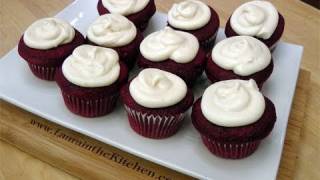 How to Make Red Velvet Cupcakes w Cream Cheese Frosting  Laura in the Kitchen Ep 109 [upl. by Selby821]