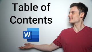 How to Make Table of Contents in Word [upl. by Aydne]