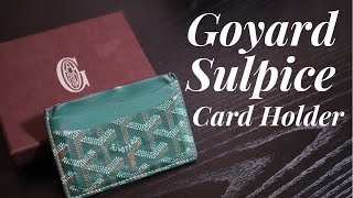 Goyard Saint Sulpice Card Holder Wallet Review amp Unboxing [upl. by Nidraj]