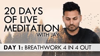 20 Days of Live Meditation with Jay Shetty Day 1 [upl. by Eenhpad]