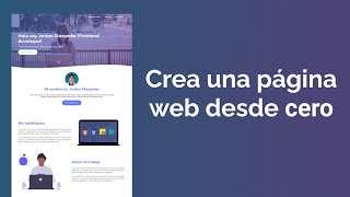 💻 COMO crear una PAGINA WEB desde cero con HTML y CSS DESDE CERO [upl. by Suoicserp]