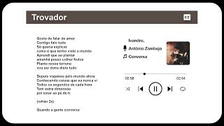 IVANDRO  Conversa feat António Zambujo [upl. by Feeley]