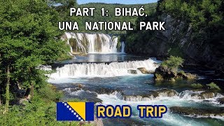 Bihać Una National Park Štrbački buk waterfalls 🇧🇦 [upl. by Skye]