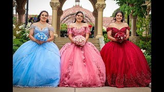 Quinceañera Hightlight Video Ashley Aimee Angie Trillizas Triplets [upl. by Hearn]