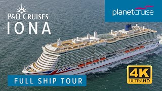 PampO Iona Full Ship Walking Tour  Planet Cruise [upl. by Namra]