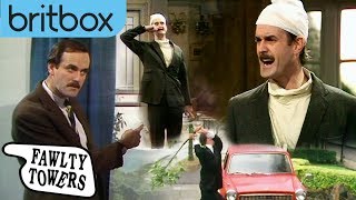 Basils Most Iconic Moments  Fawlty Towers [upl. by Anits970]