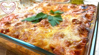 Cannelloni  Recipe with spinach amp ground meat ENG FR DE [upl. by Eelek]