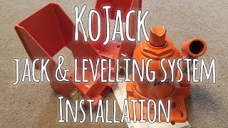 KoJack  Jack amp Levelling system  Installation onto a caravan [upl. by Chancey]