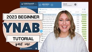 2023 YNAB BUDGET for BEGINNERS stepbystep tutorial  PART 1 setting up MY 2023 FINANCIAL PLAN [upl. by Martres277]