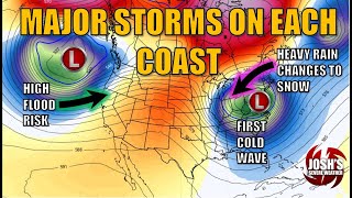 112024 November Snowfall Showdown East Coast vs West Coast [upl. by Finah]