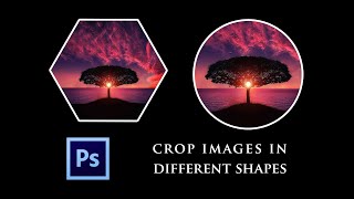 How to crop image in Photoshop  Crop In Circle and different shapes in Photoshop [upl. by Eelimaj]