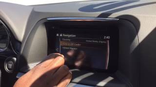 Navigation System in the 2016 Mazda CX5 [upl. by Kries]