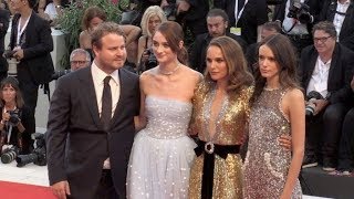 Natalie Portman Stacy Martin and more on the red carpet for the Premiere of Vox Lux in Venice [upl. by Aurelius565]