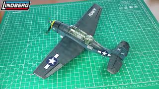 LindbergModels Grumman TBF Avenger 148 scale model [upl. by Nittirb]